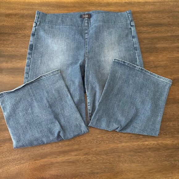 NYDJ High Rise Pull On Cropped Jeans - Picture 5 of 7